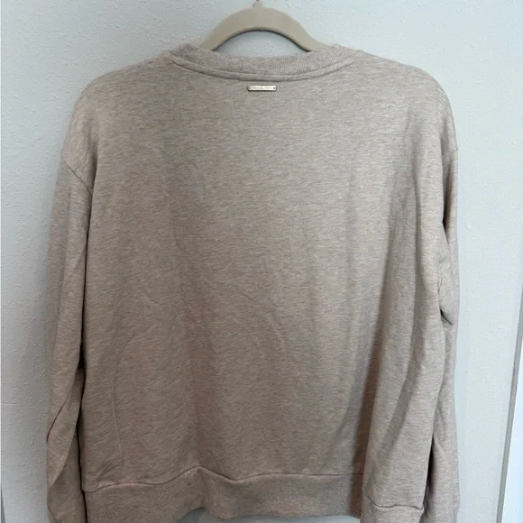Michael Kors Tan Sweatshirt with White Logo - Picture 3 of 4